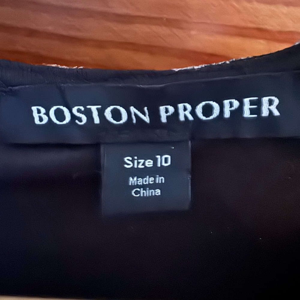 Boston Proper Black Lace Sheath dress